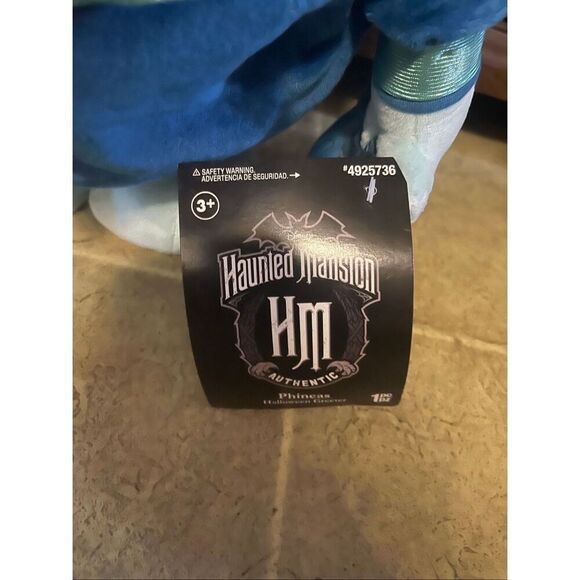 3 Disney Haunted Mansion Hitchhiking Ghosts Plush Figures Gus Ezra Phineas Door - Picture 7 of 10